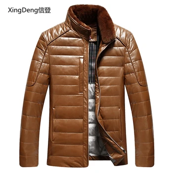 XingDeng Newest Leather Jackets Men Solid Business Casual Coat winter Clothing Bomber Motorcycle rabbit fur neck Jacket for Male
XingDeng Newest Leather Jackets Men Solid Business Casual Coat winter Clothing Bomber Motorcycle rabbit fur neck Jacket for Male