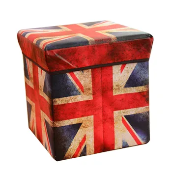 Multi-functional Foldable Stool Vintage Printed Storage Box for Home Office DC156
Multi-functional Foldable Stool Vintage Printed Storage Box for Home Office DC156