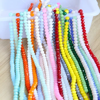 ZHUBI 280PCS/LOT Wholesale Crystal Spacer Beads 3x4mm Rondelle Glass Faceted Beads For DIY Making Chams Jewelry Accessories
ZHUBI 280PCS/LOT Wholesale Crystal Spacer Beads 3x4mm Rondelle Glass Faceted Beads For DIY Making Chams Jewelry Accessories