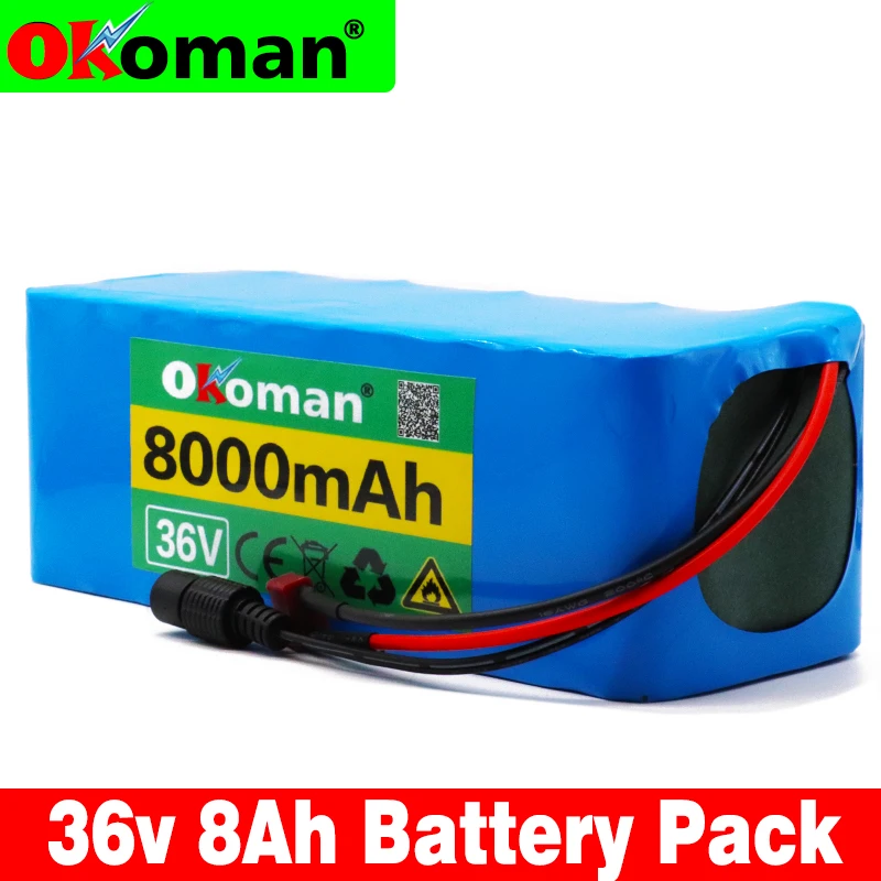 Free post 36V battery 500W 18650 lithium battery pack 36V 8AH With bms Electric bike battery with PVC case for electric bicycle
Free post 36V battery 500W 18650 lithium battery pack 36V 8AH With bms Electric bike battery with PVC case for electric bicycle