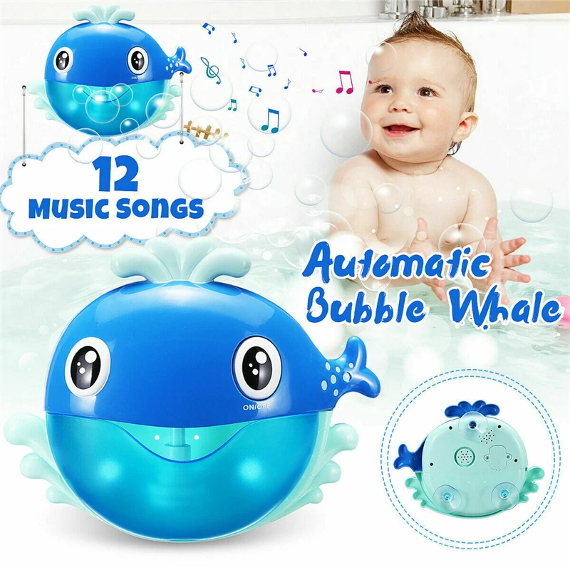 Newborn Baby Girls Boys Bath Toys Cartoon Whale Bubble Machine Music Bubble Maker Bebe Kids Funny Cute Bath Shower Bathing Toys
Newborn Baby Girls Boys Bath Toys Cartoon Whale Bubble Machine Music Bubble Maker Bebe Kids Funny Cute Bath Shower Bathing Toys