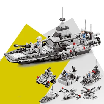 6 In 1 The Battleship series Building Blocks Creative DIY Vehicle SpeedBoat Helicopter Compatible Brick Block Figure Kids Toys
6 In 1 The Battleship series Building Blocks Creative DIY Vehicle SpeedBoat Helicopter Compatible Brick Block Figure Kids Toys