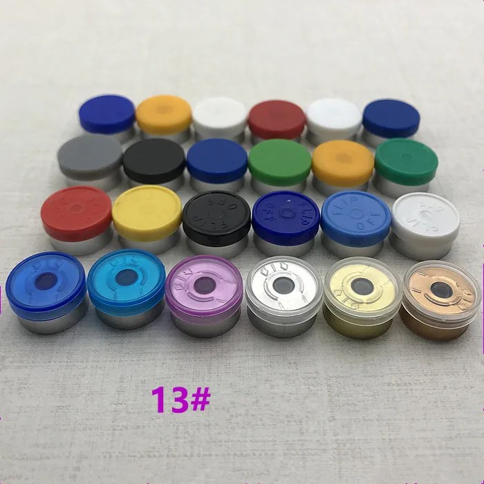 13mm Sealing cover for freeze-dried powder reagent bottle,Aluminum plastic composite cover
13mm Sealing cover for freeze-dried powder reagent bottle,Aluminum plastic composite cover