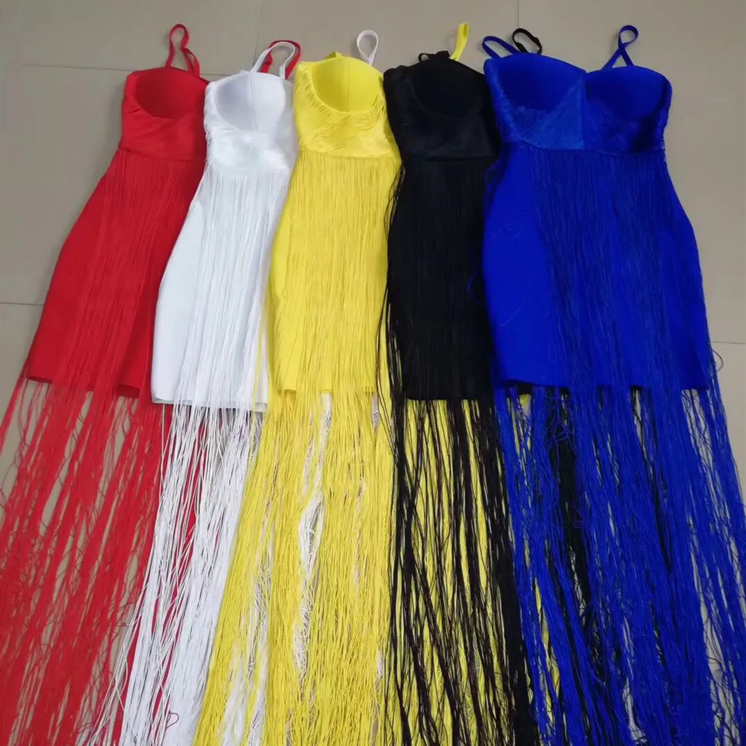 2018 new arrivals fringe party night out clubwear sexy spaghetti strap long dress women vestidos de fiesta tassel bandage dress
2018 new arrivals fringe party night out clubwear sexy spaghetti strap long dress women vestidos de fiesta tassel bandage dress