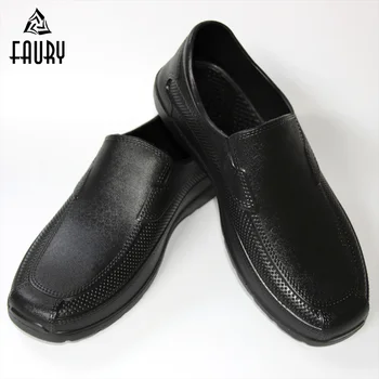 Chef Shoes Men's Eva Kitchen Workwear Shoes Waterproof Oil-proof Food Service Restaurant Cooking Bakery Breathable Soft Footwear
Chef Shoes Men's Eva Kitchen Workwear Shoes Waterproof Oil-proof Food Service Restaurant Cooking Bakery Breathable Soft Footwear