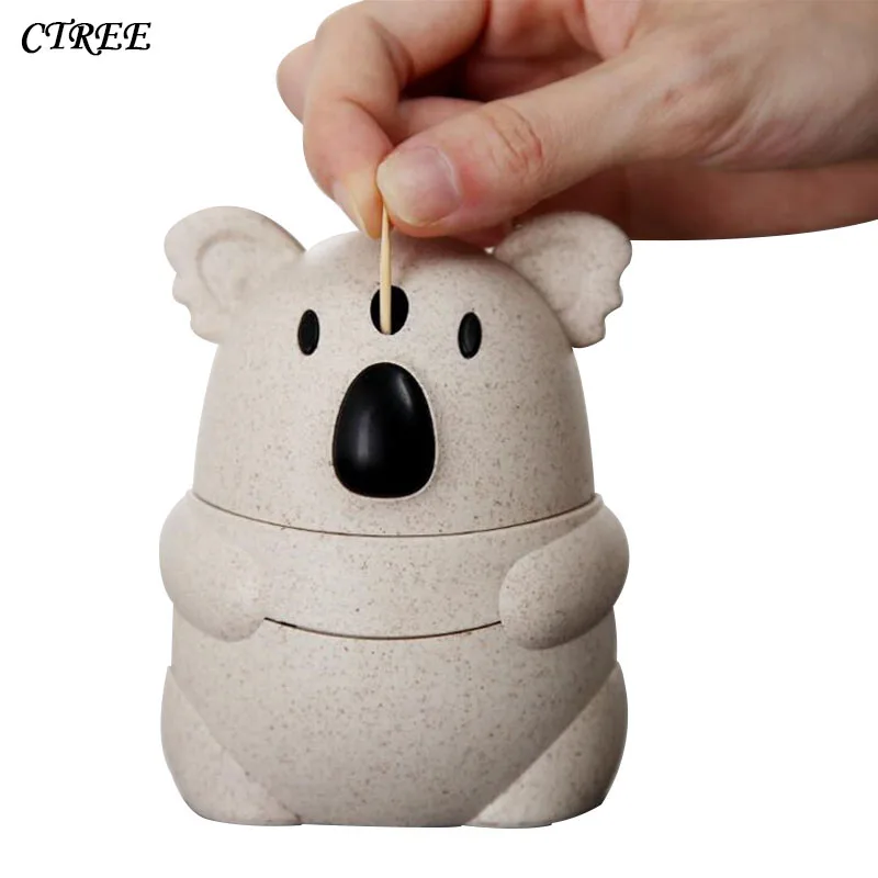 CTREE 1 Pcs Creative Bear Automatic Toothpick Box Hand PressureType Toothpicks Box Cute Cartoon Bear Plastic Toothpick Box C841
CTREE 1 Pcs Creative Bear Automatic Toothpick Box Hand PressureType Toothpicks Box Cute Cartoon Bear Plastic Toothpick Box C841