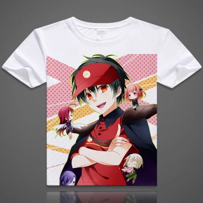 Hataraku Maou-sama T-shirt Anime The Devil is a Part-Timer Satan Jacob Cosplay T shirt Fashion Breathability Tops Tees
Hataraku Maou-sama T-shirt Anime The Devil is a Part-Timer Satan Jacob Cosplay T shirt Fashion Breathability Tops Tees