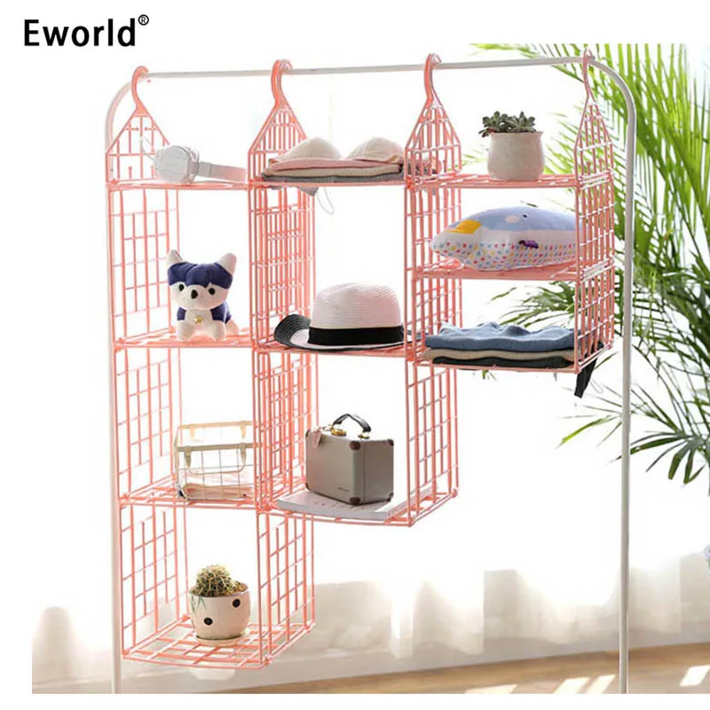 Eworld 4 Size Folding Hanging Clothing Storage Dormitory Storage Hanging Holder Wardrobe shelves Organizer
Eworld 4 Size Folding Hanging Clothing Storage Dormitory Storage Hanging Holder Wardrobe shelves Organizer