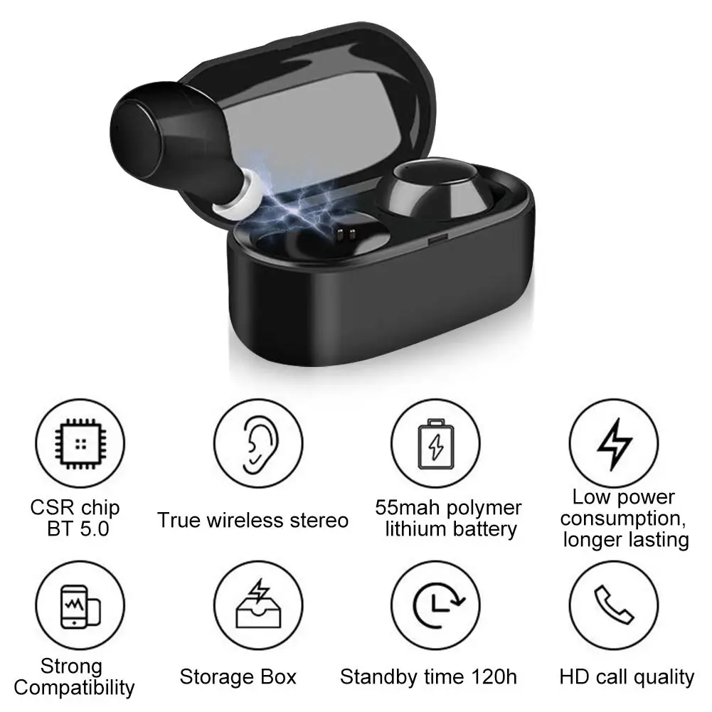 2019 New XY-3 Binaural Bluetooth Earphone In - Ear Bluetooth 5.0 TWS Earbuds Deep Bass Stereo Sound Headset With Charging Case
2019 New XY-3 Binaural Bluetooth Earphone In - Ear Bluetooth 5.0 TWS Earbuds Deep Bass Stereo Sound Headset With Charging Case