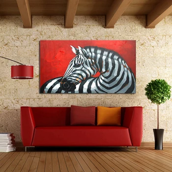 100% Handpainted Free Shipping Oil Paintings Picture Panel Zebra Wall Picture on Canvas Animal Painting for Home Decoration
100% Handpainted Free Shipping Oil Paintings Picture Panel Zebra Wall Picture on Canvas Animal Painting for Home Decoration