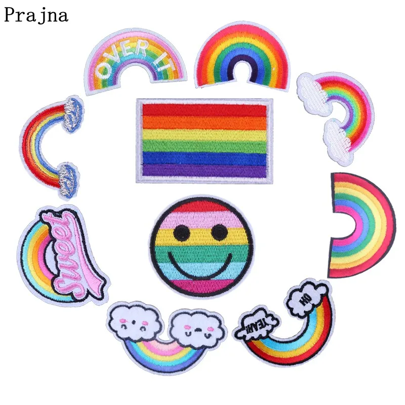 Prajna Rainbow Homosexuality Patch Embroidery Patches Clothing Stickers For Clothes Accessories Iron On Decor DIY Jeans T-shirts
Prajna Rainbow Homosexuality Patch Embroidery Patches Clothing Stickers For Clothes Accessories Iron On Decor DIY Jeans T-shirts