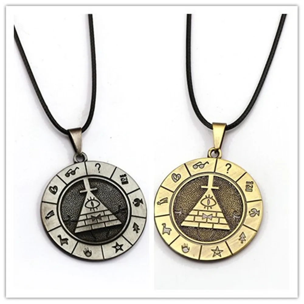 

Gravity Falls Bill Time Gem Cabochon Necklace The Mysterious Town Choker Brown Necklaces Pocket Watch Pendant Necklace HC12278