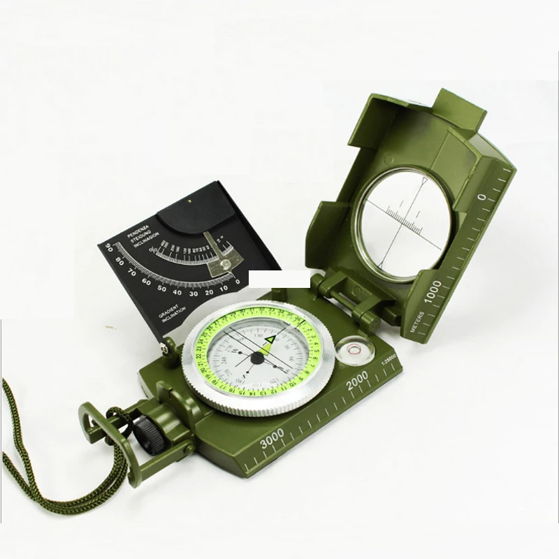 Outdoor Hunting Multi-Function Survival Military Compass Camping Hiking Compass Geological Compass Compass Camping Equipment
Outdoor Hunting Multi-Function Survival Military Compass Camping Hiking Compass Geological Compass Compass Camping Equipment