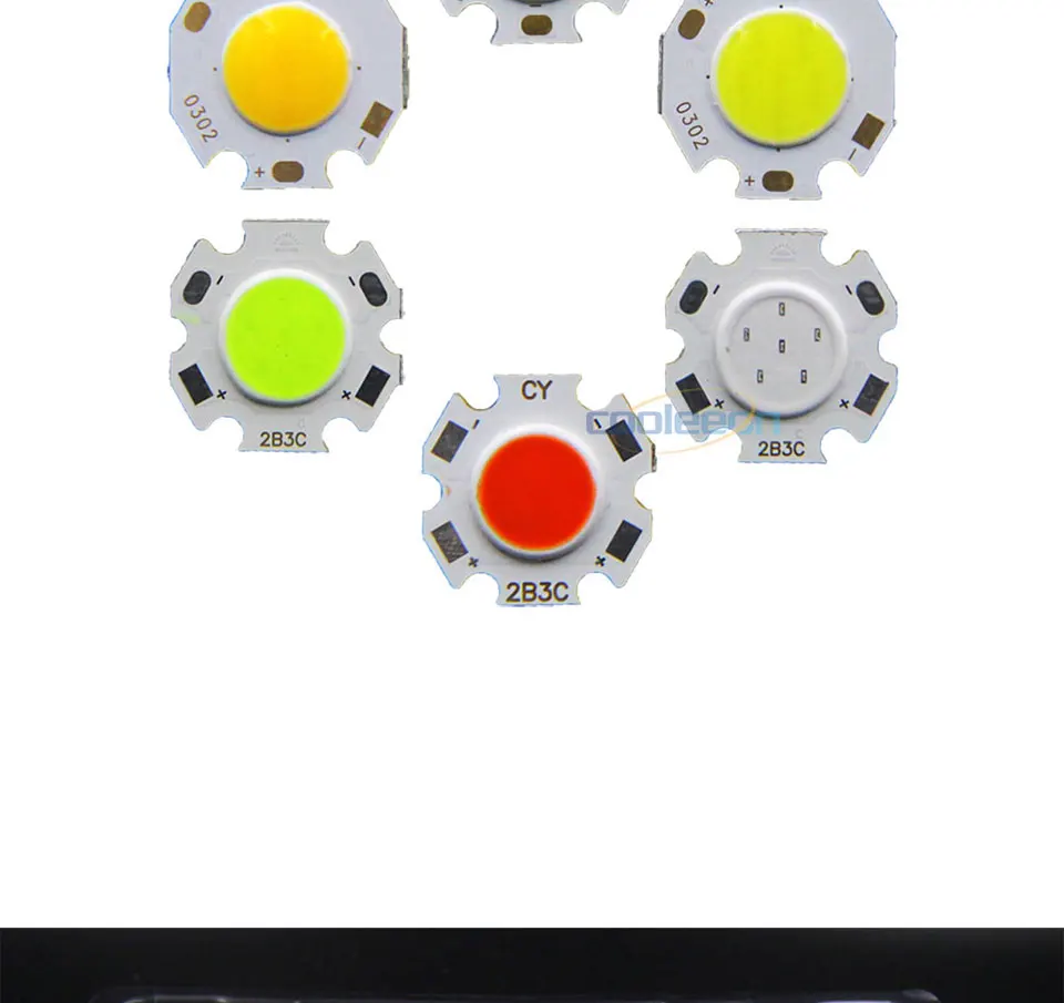 20pcs Red Blue Green White 3W 5W 7W 20mm Round COB LED Chip On Board Lighting Source For Spotlight Downlight DC LED Bulb for DIY (6)
