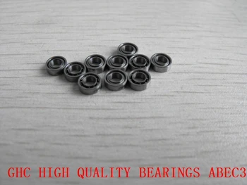 Free shipping 10PCS 4x7x2 MR74 ABEC3 4X7X2mm Model bearing Motor bearing