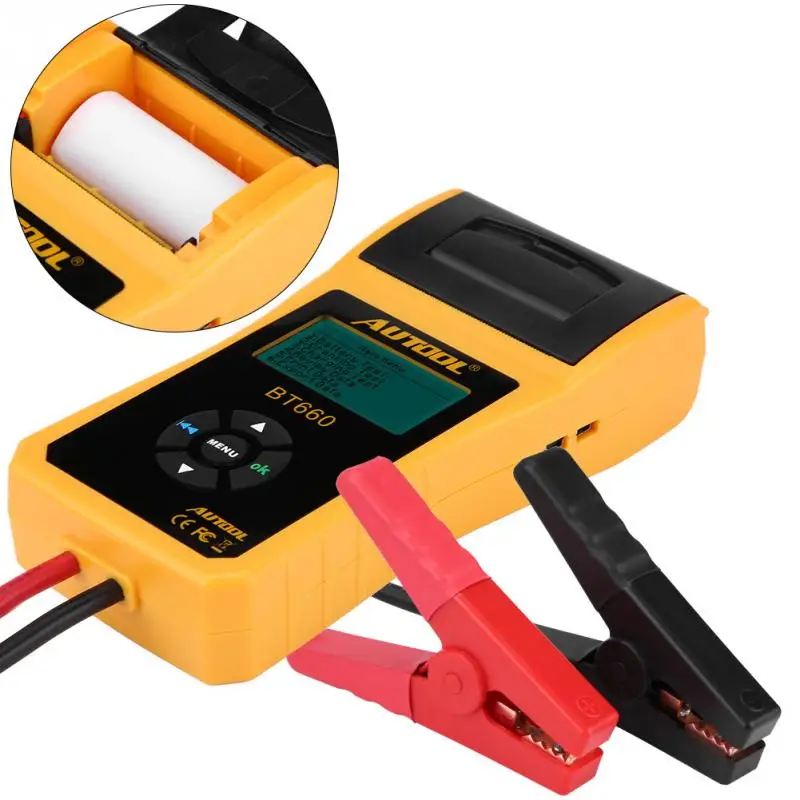 12V Digital Automotive Car Battery Load Tester Analyzer Test with Printer Multi-language Analyzer Voltage New Car Battery Tester
12V Digital Automotive Car Battery Load Tester Analyzer Test with Printer Multi-language Analyzer Voltage New Car Battery Tester
