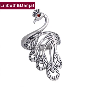 2019 Finger Adjustable Ring 100% Real S990 Sterling Silver jewelry Women Animal Fine Peacock statement Opening Black Ring R128
2019 Finger Adjustable Ring 100% Real S990 Sterling Silver jewelry Women Animal Fine Peacock statement Opening Black Ring R128