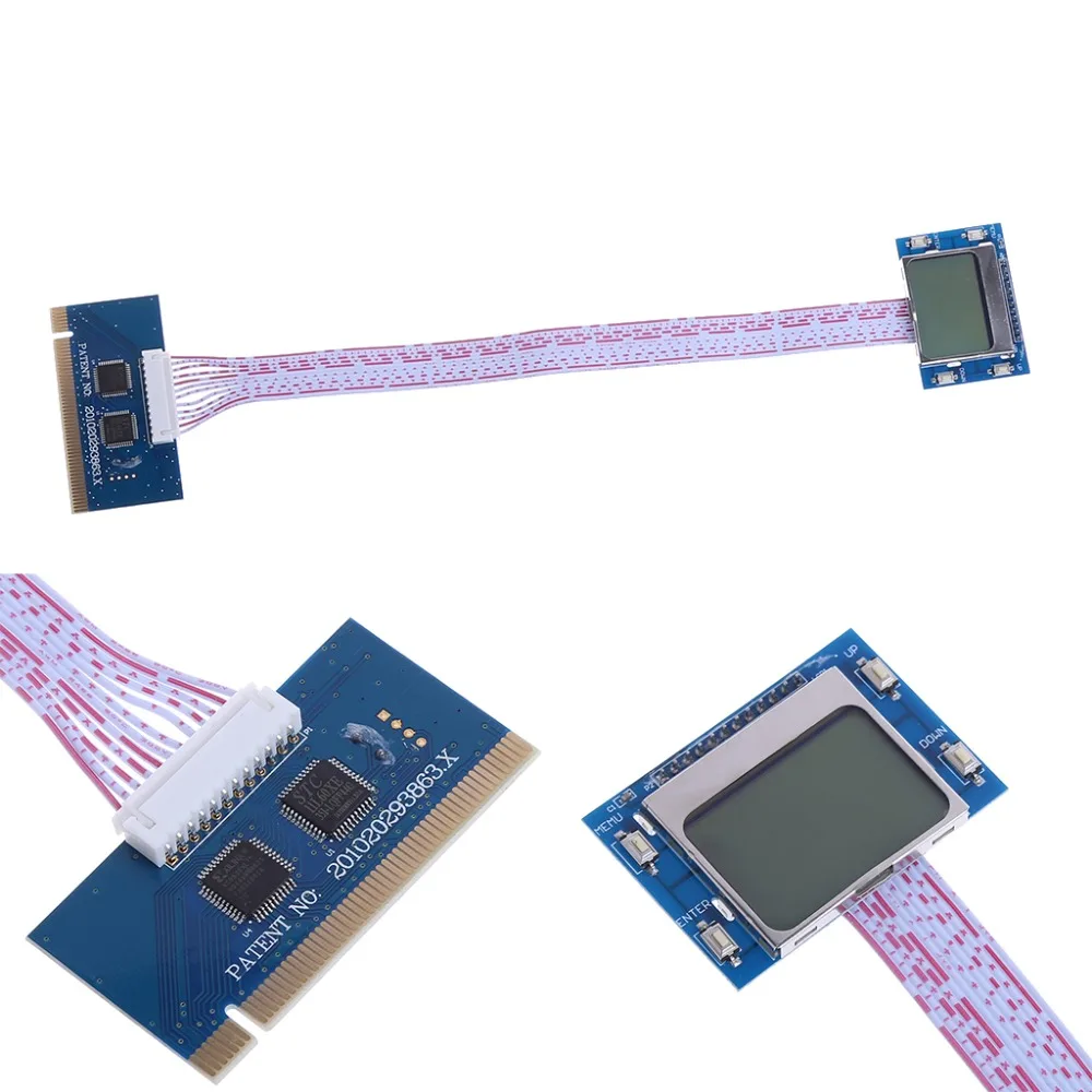 Newest PCI Motherboard Diagnostic Tester Analyzer LCD Post Test Card For Desktop PC Laptop C26
Newest PCI Motherboard Diagnostic Tester Analyzer LCD Post Test Card For Desktop PC Laptop C26