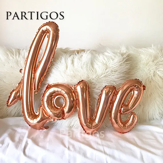 1pc Giant Rose Gold Red Script Love Balloons Marriage Wedding Party Cursive Engagement Decorations Bride Shower Gifts Supplies
1pc Giant Rose Gold Red Script Love Balloons Marriage Wedding Party Cursive Engagement Decorations Bride Shower Gifts Supplies