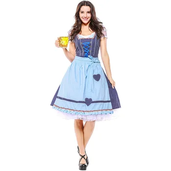 Women Polka Dot Traditional Dirndl Set Oktoberfest Carnival Costume Party Festival
Women Polka Dot Traditional Dirndl Set Oktoberfest Carnival Costume Party Festival