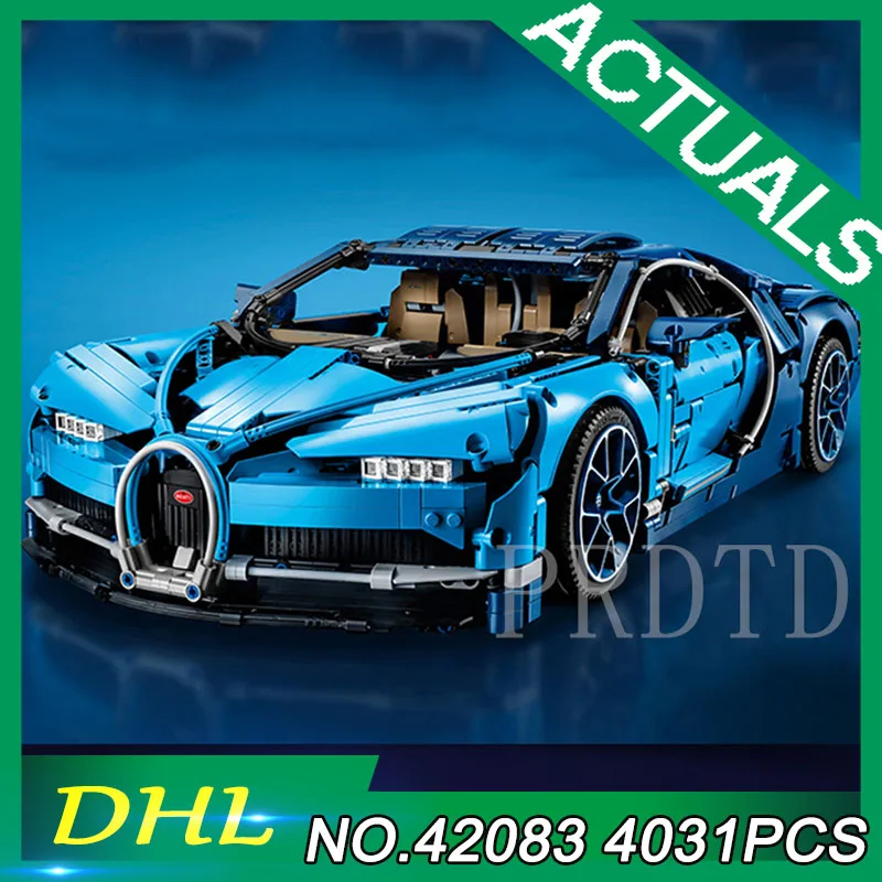 

42083 4031pcs Bugattied Racing Car Chiron Compatible with Legoings Technic Model Building Blocks Bricks DIY Toys Kids Gifts