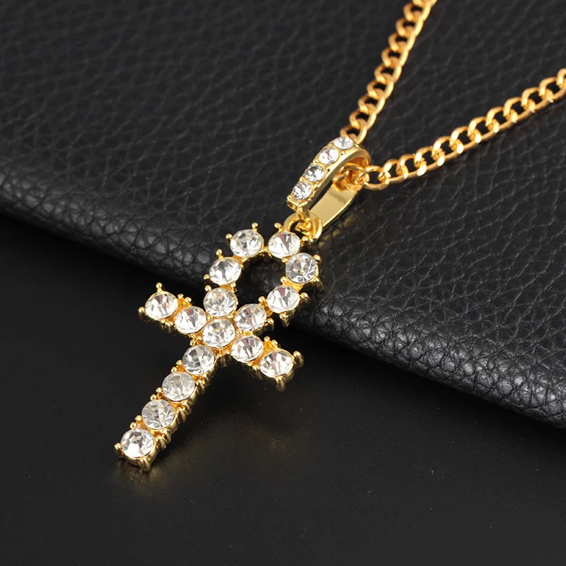 Gold Color Egyptian Angel Key Pendant Cubic Zircon Hip Hop Pendant Necklace Men Women Hip Hop Jewelry Iced Ankh Cross Pendant
Gold Color Egyptian Angel Key Pendant Cubic Zircon Hip Hop Pendant Necklace Men Women Hip Hop Jewelry Iced Ankh Cross Pendant