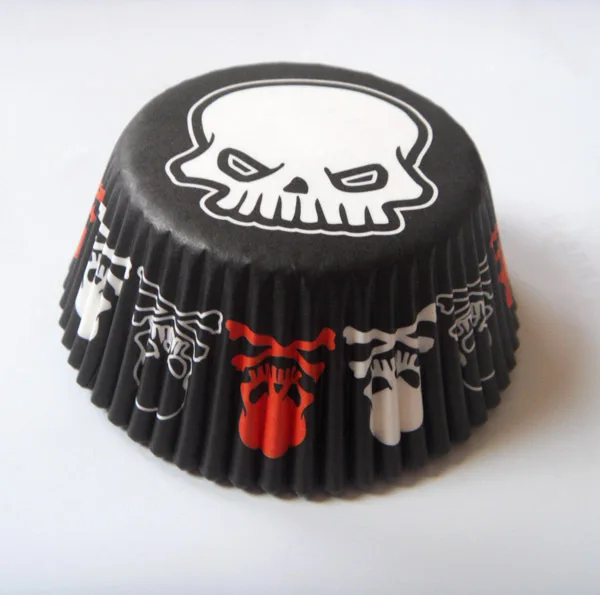 Free Shipping 100pcs Black Halloween Skull Paper Cake Cup Liners Baking Cup Muffin Kitchen Cupcake Cases for birthday
Free Shipping 100pcs Black Halloween Skull Paper Cake Cup Liners Baking Cup Muffin Kitchen Cupcake Cases for birthday