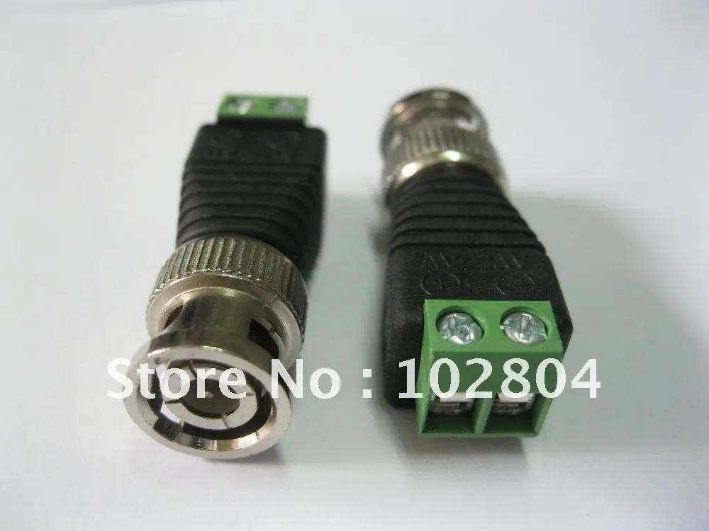 BNC Male TO AV Screw Terminal Plug Connector Adapter CCTV Radio Ham DVR Cam 4 Pcs Per Lot High Quality Hot Sale
BNC Male TO AV Screw Terminal Plug Connector Adapter CCTV Radio Ham DVR Cam 4 Pcs Per Lot High Quality Hot Sale