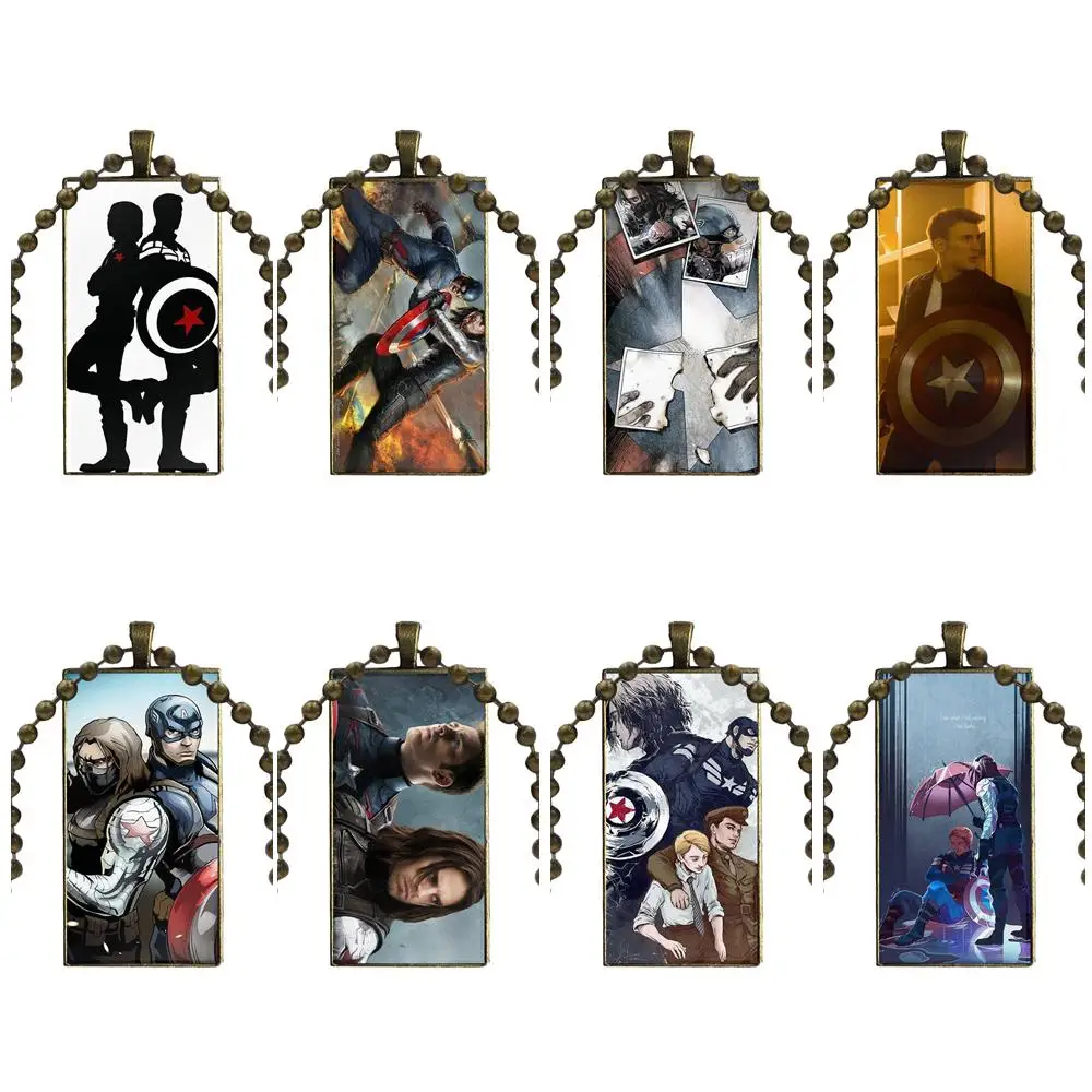 For Women Fashion Jewelry Captain America And Winter Soldier Necklace Fashion Long Chain With Rectangle Necklace Jewelry
For Women Fashion Jewelry Captain America And Winter Soldier Necklace Fashion Long Chain With Rectangle Necklace Jewelry