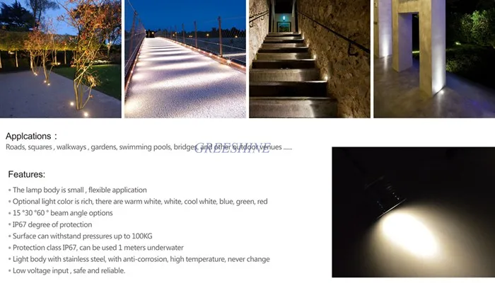 led underground light 1w-11