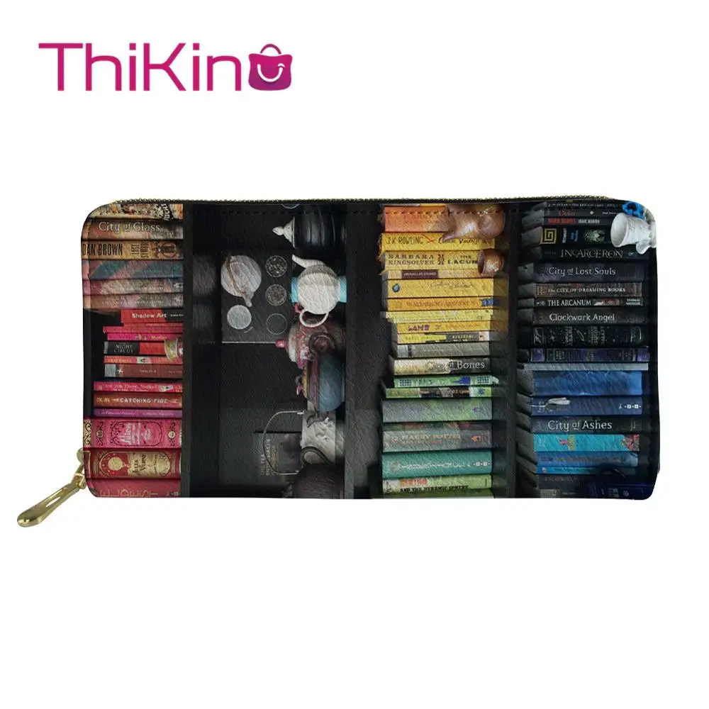Thikin Long Wallets Book Arts Printing Zipper Phone Bag Card Holder for Ladies Clutch Purse Carteira Handbags Notecase 2019
Thikin Long Wallets Book Arts Printing Zipper Phone Bag Card Holder for Ladies Clutch Purse Carteira Handbags Notecase 2019
