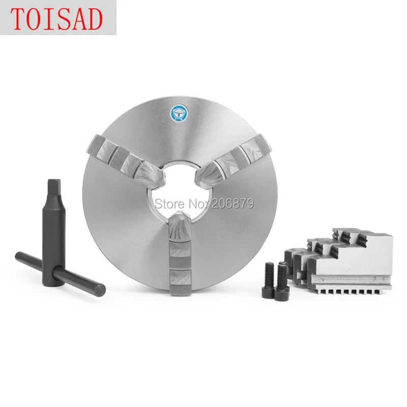 3 Inch K11-80 3 Three Jaw Mini Lathe Chuck Self-Centering 80mm Manual linkage +Wrench+ Internal Jaw+External Jaw
3 Inch K11-80 3 Three Jaw Mini Lathe Chuck Self-Centering 80mm Manual linkage +Wrench+ Internal Jaw+External Jaw
