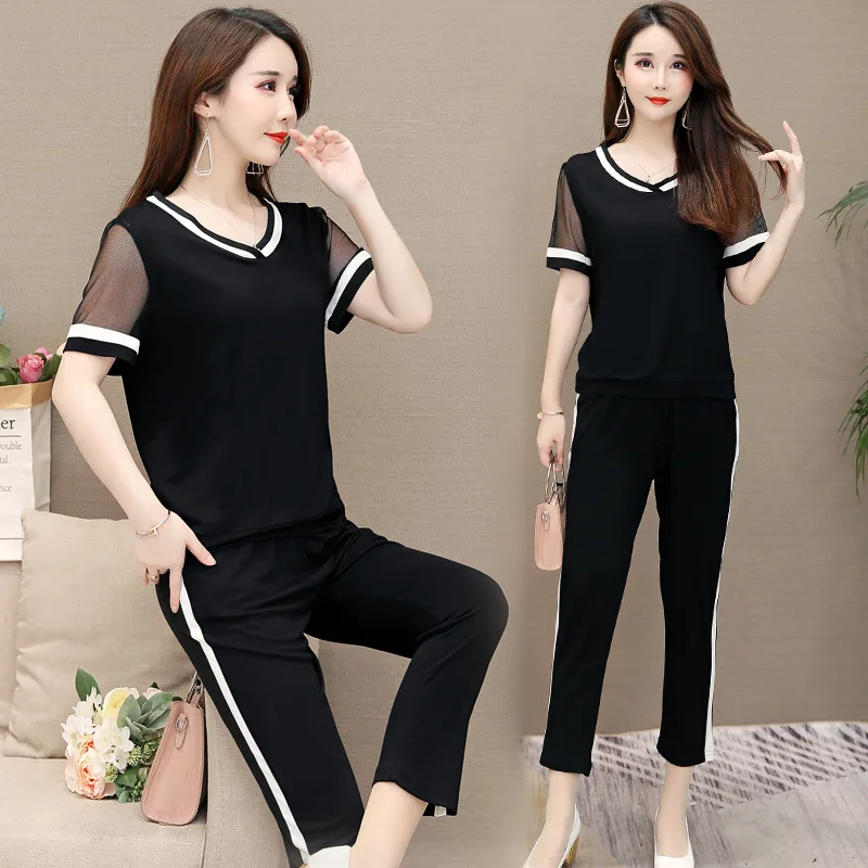 women 2 piece sets 2019 outfit tracksuit sportswear fitness co-ord set top and pants suits plus size summer clothing
women 2 piece sets 2019 outfit tracksuit sportswear fitness co-ord set top and pants suits plus size summer clothing