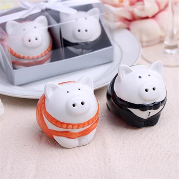 1Set Creative Ceramic Big Salt & Pepper Shaker Wedding Favors And Gifts For Guests Souvenirs Decoration Event & Party Supplies
1Set Creative Ceramic Big Salt & Pepper Shaker Wedding Favors And Gifts For Guests Souvenirs Decoration Event & Party Supplies
