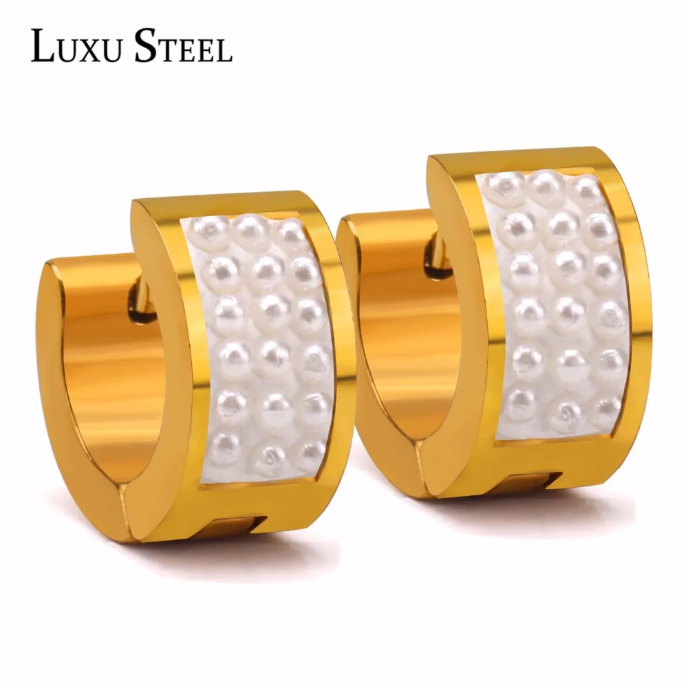 LUXUSTEEL Shiny Crystal Earrings For Women Gold/Silver Color Round Circle Hoop Earring Wholesale Jewelry Gift
LUXUSTEEL Shiny Crystal Earrings For Women Gold/Silver Color Round Circle Hoop Earring Wholesale Jewelry Gift