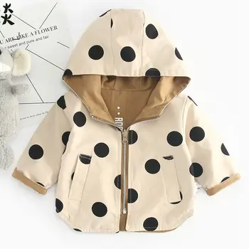 Girl coat Autumn new Tide Korean children's hooded top baby wave dot both sides wear windbreaker toddler baby boy girl clothes
Girl coat Autumn new Tide Korean children's hooded top baby wave dot both sides wear windbreaker toddler baby boy girl clothes