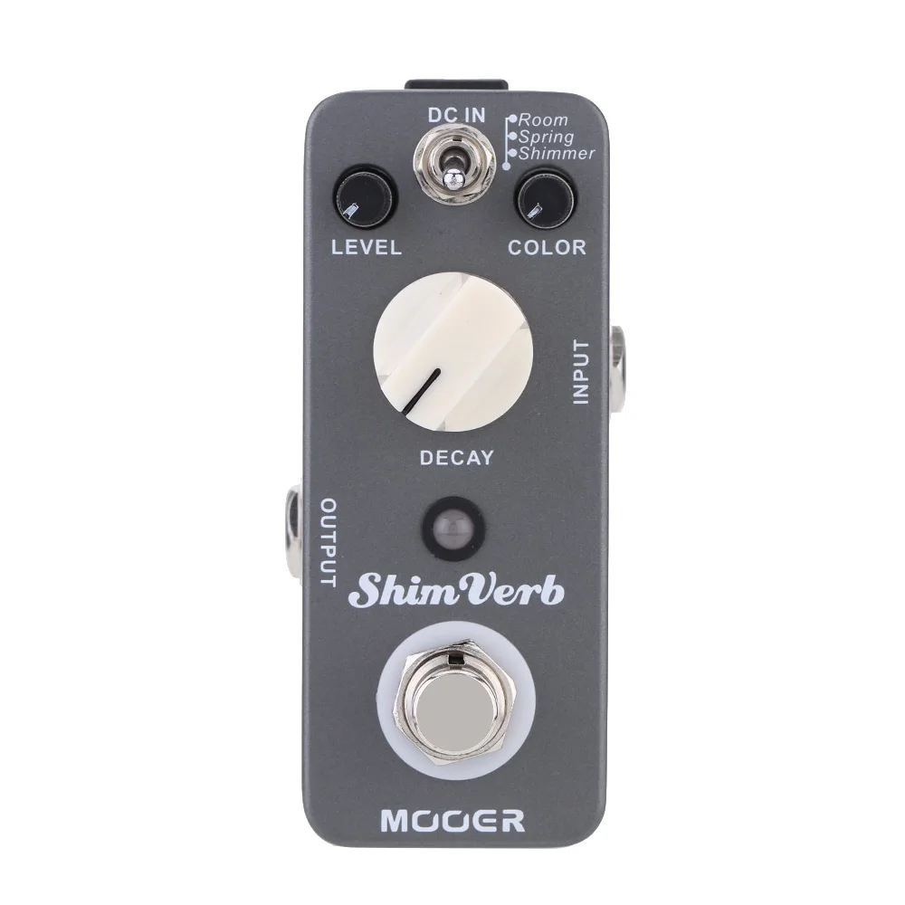 Mooer Shim Verb Guitar Pedal Micro Mini Digital Reverb Guitar Effect Pedal for Electric Guitar True Bypass
Mooer Shim Verb Guitar Pedal Micro Mini Digital Reverb Guitar Effect Pedal for Electric Guitar True Bypass
