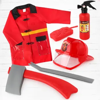 Kids Firefighter Fireman Cosplay Costume Waterproof Jacket Uniforms Clothes Role Play Toy Funny Halloween Party Game Gift
Kids Firefighter Fireman Cosplay Costume Waterproof Jacket Uniforms Clothes Role Play Toy Funny Halloween Party Game Gift