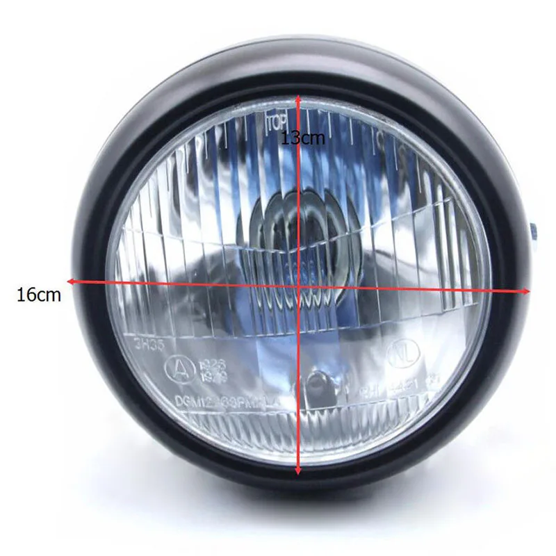 1set Motorcycle Retro Front Headlight Turn Signal Light+Mount For Cafe Racer Bobber