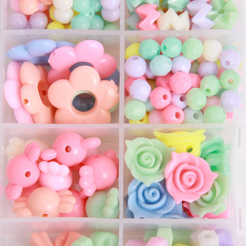 1 Box Acrylic Beads Set Accessories Girl Toys Mix Color Spacer Kids Beads with Box for Children DIY Bracelet Jewelry Making
1 Box Acrylic Beads Set Accessories Girl Toys Mix Color Spacer Kids Beads with Box for Children DIY Bracelet Jewelry Making