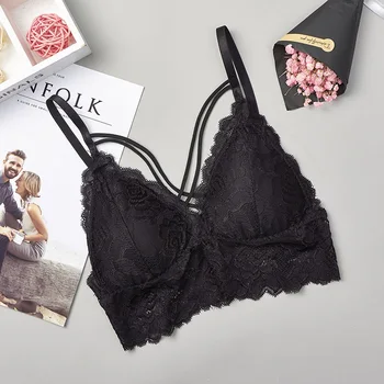 Sexy Underwear Women Full Cup Paded Lace Bandage Bra Free Wire Bralette Breathable Bustier 6 Color Brassiere Lingerie
Sexy Underwear Women Full Cup Paded Lace Bandage Bra Free Wire Bralette Breathable Bustier 6 Color Brassiere Lingerie