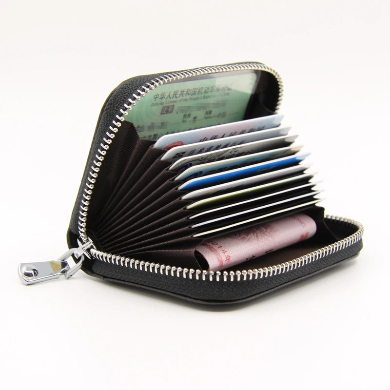 Fashion Anti Rfid Credit Card Holder rgan Unisex Wallet Multifunction Zipper Blocking Reader Lock Bank Card Holder Coins Purse
Fashion Anti Rfid Credit Card Holder rgan Unisex Wallet Multifunction Zipper Blocking Reader Lock Bank Card Holder Coins Purse