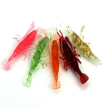 200Pcs/Bag 3.6g/8cm Mixed Color Shrimp Soft Fishing Lure for Fish Artificial Plastic Soft Silicone Fishing Tackle Swim Bait
200Pcs/Bag 3.6g/8cm Mixed Color Shrimp Soft Fishing Lure for Fish Artificial Plastic Soft Silicone Fishing Tackle Swim Bait