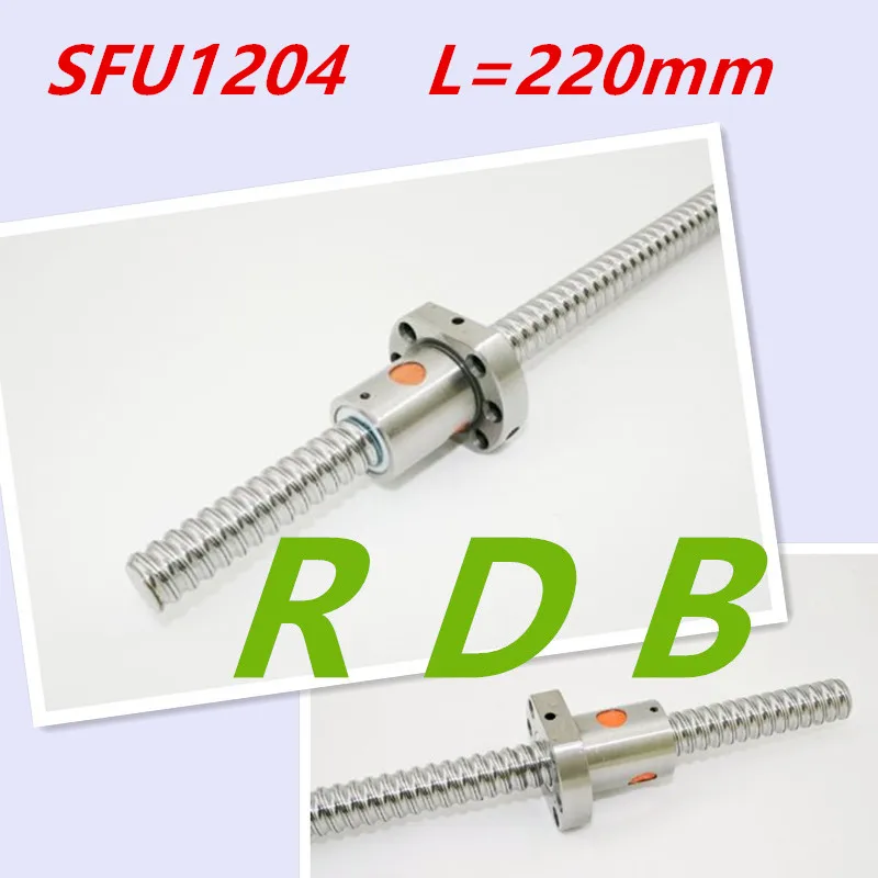 Free Shipping for 1pc SFU1204 220mm Ball Srew RM1204 L220mm Ballscrews +1pc 1204 ball nut without end machined CNC parts
Free Shipping for 1pc SFU1204 220mm Ball Srew RM1204 L220mm Ballscrews +1pc 1204 ball nut without end machined CNC parts