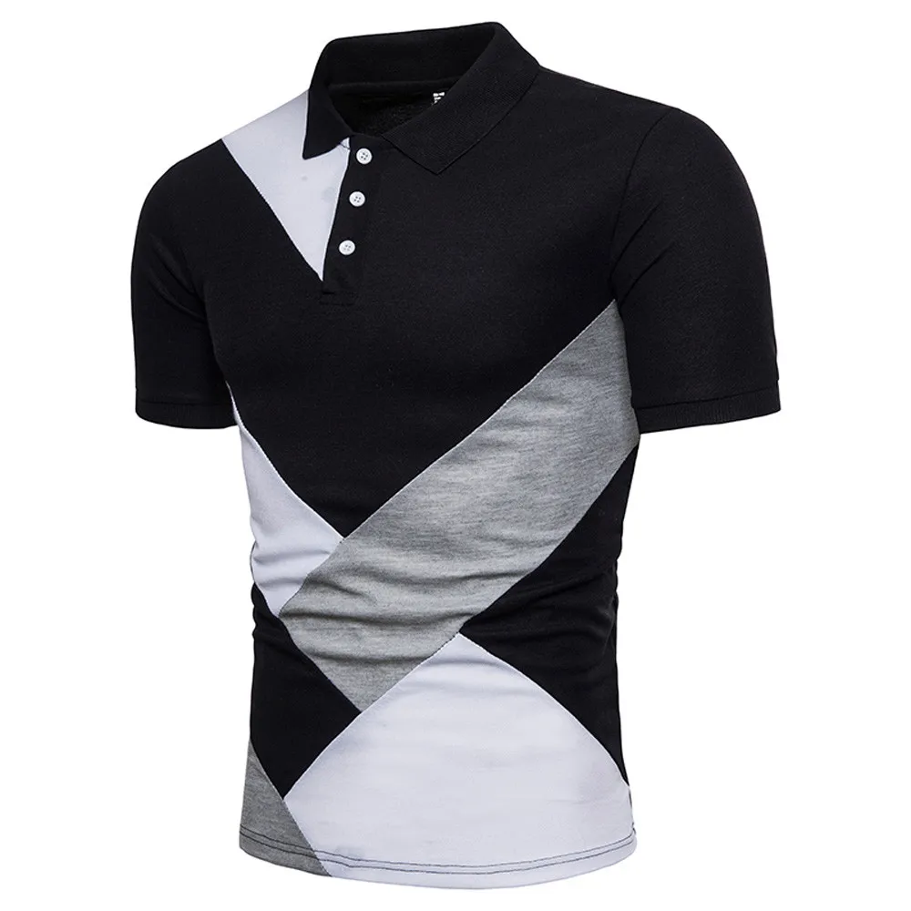 Fashion Personality Men Shirt Casual Slim Patchwork Short Sleeve T Shirt homme Top mens t shirts fashion 2019 camiseta masculina
Fashion Personality Men Shirt Casual Slim Patchwork Short Sleeve T Shirt homme Top mens t shirts fashion 2019 camiseta masculina