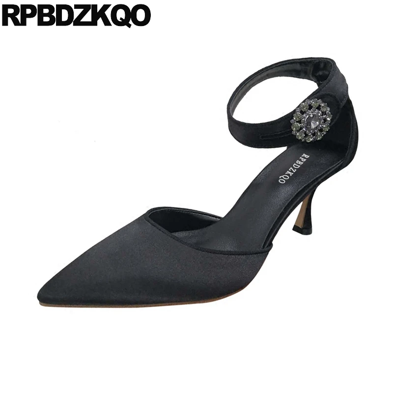 black pointed toe new crystal diamond thin ankle strap pumps bridal 3 inch dress shoes women rhinestone sandals high heels satin
black pointed toe new crystal diamond thin ankle strap pumps bridal 3 inch dress shoes women rhinestone sandals high heels satin