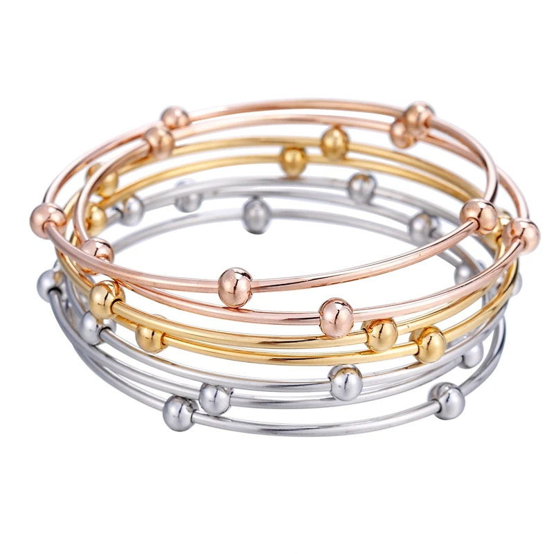 FUNIQUE 1set Fashion 3 Color Stainless Steel Bracelet Bangles For Men Women Baby Classic Round Glossy Bracelet DIY Jewelry
FUNIQUE 1set Fashion 3 Color Stainless Steel Bracelet Bangles For Men Women Baby Classic Round Glossy Bracelet DIY Jewelry