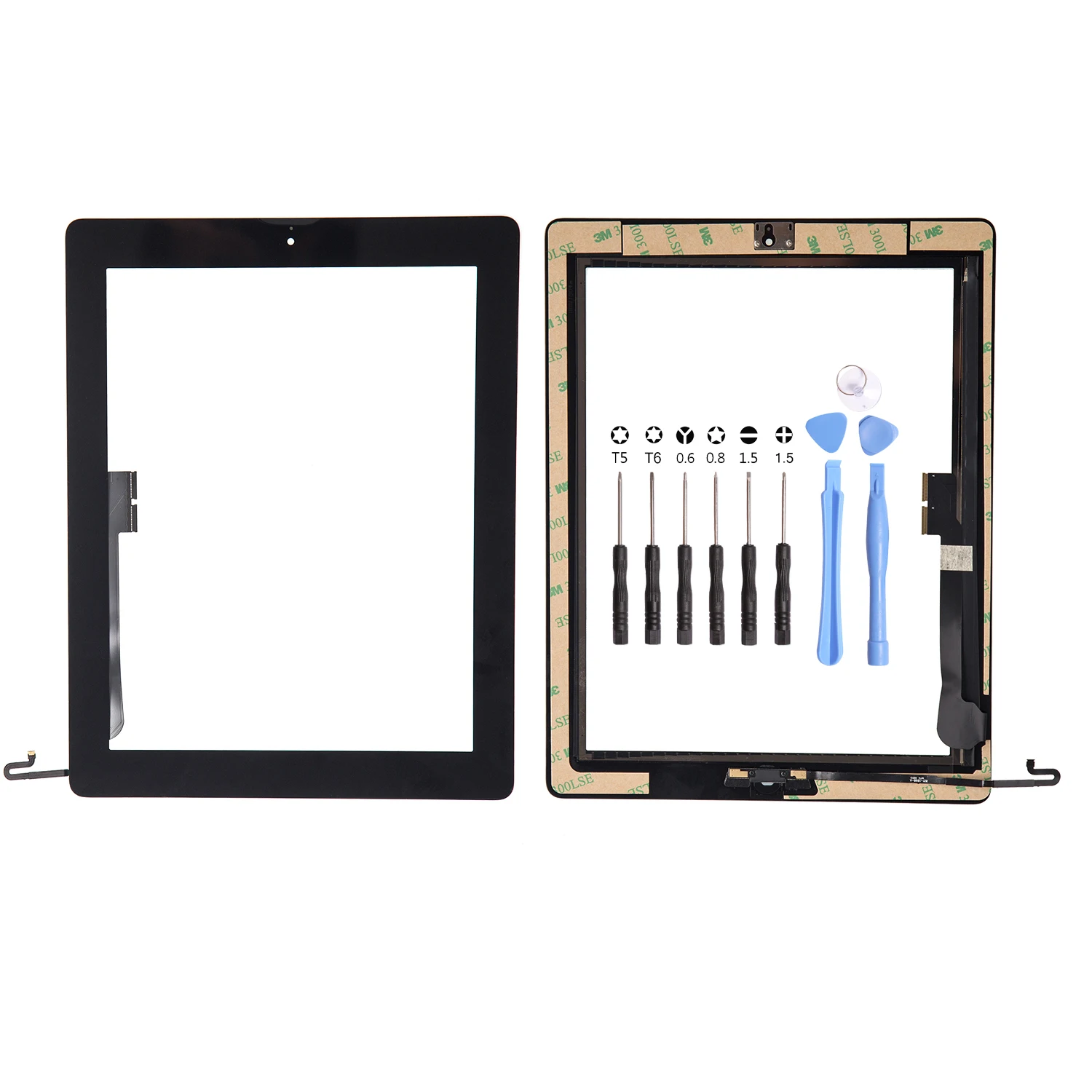For iPad 4 Touch Screen A1458 A1459 A1460 with Home Button and Adhesive Digitizer Front Glass +Opening Tools
For iPad 4 Touch Screen A1458 A1459 A1460 with Home Button and Adhesive Digitizer Front Glass +Opening Tools