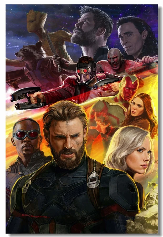 Custom Canvas Wall Mural Avengers Infinity War Poster Marvel Infinity War Captain America Wall Sticker Loki Thor Wallpaper #0324
Custom Canvas Wall Mural Avengers Infinity War Poster Marvel Infinity War Captain America Wall Sticker Loki Thor Wallpaper #0324