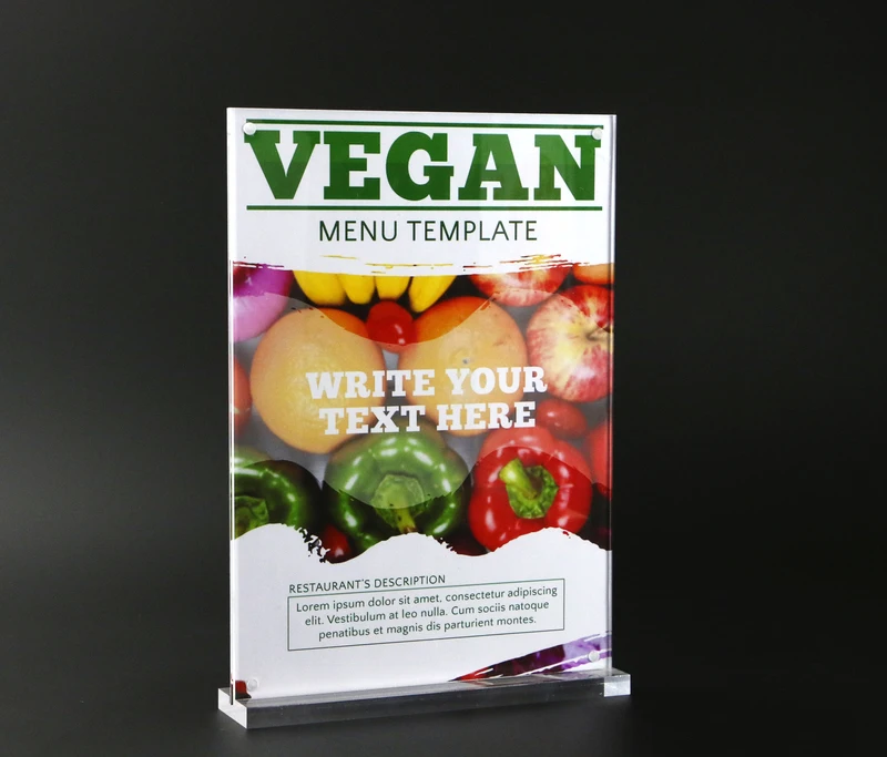 (2 Units/pack) Prexiglass Magnet Table And Menu Acrylic Display Sign Holders For Hotel Cafe Restaurant And Retail Poster Stand
(2 Units/pack) Prexiglass Magnet Table And Menu Acrylic Display Sign Holders For Hotel Cafe Restaurant And Retail Poster Stand